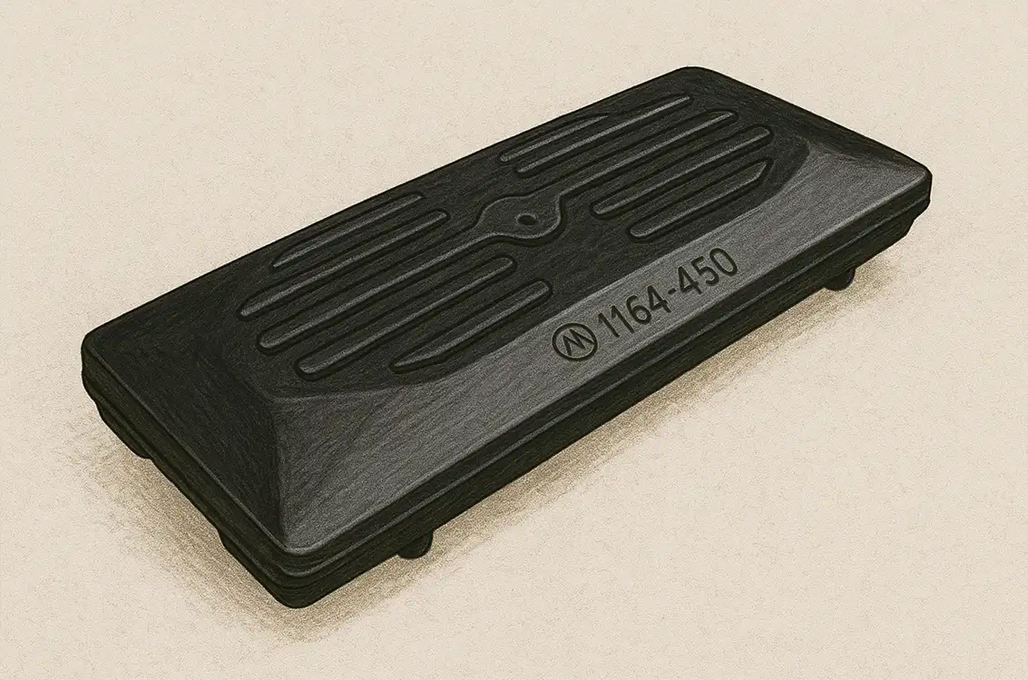 建設機械用ゴムパット